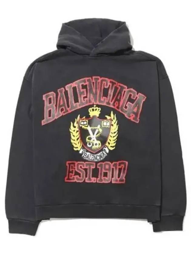 DIY College Medium Fit Hoodie Black - BALENCIAGA - BALAAN 2