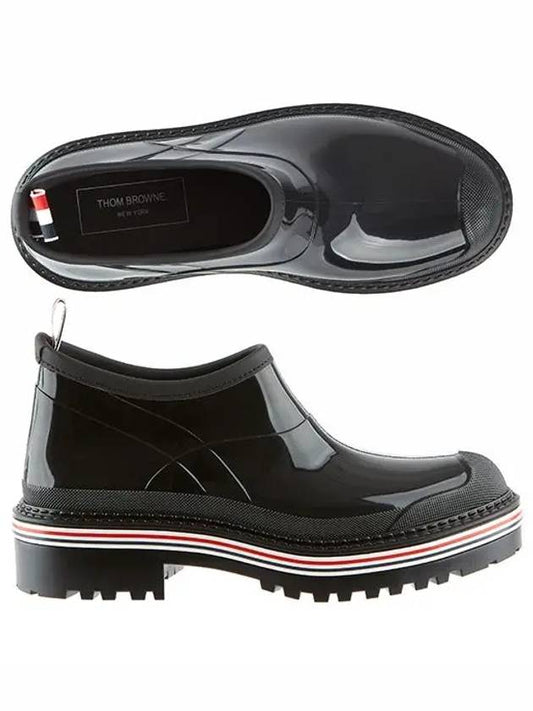 Men's Molde Rubber Garden Ankle Boots Black - THOM BROWNE - BALAAN 2