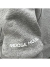 Back Logo Printing Hoodie Grey - MOOSE KNUCKLES - BALAAN 7