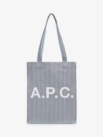 Lou Striped Tote Bag Blue - A.P.C. - BALAAN 2