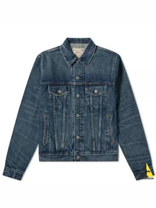 Icon Tracker Denim Jacket Blue - POLO RALPH LAUREN - BALAAN 2