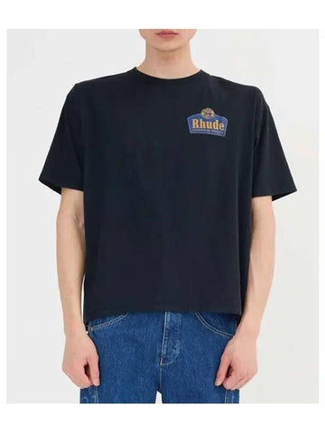 U Grand Crew Tee Vintage Black CRU VTG - RHUDE - BALAAN 1