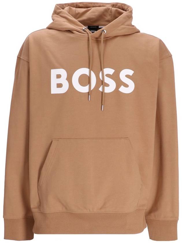 Sullivan Logo Hoodie Camel - HUGO BOSS - BALAAN 2