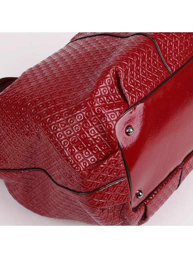 Patent red bucket type large shoulder bag - TOD'S - BALAAN 7