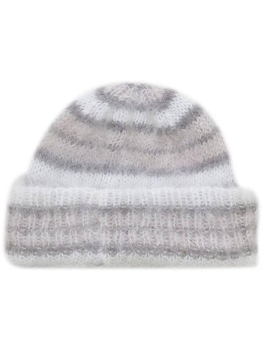 Striped Beanie Grey - MARNI - BALAAN 1