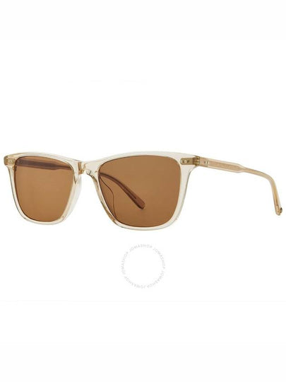 Garrett Leight HAYES SUN Pure Brown Polarized Square Sunglasses 2141 BRE/PBN PLR 52 - GARRETT LEIGHT - BALAAN 2