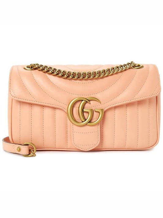 GG Marmont Matelasse Shoulder Bag Pink - GUCCI - BALAAN 2