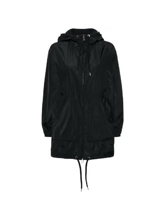 Logo patch nylon hooded jacket 1A00092 597JTMELIA999 - MONCLER - BALAAN 1