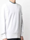 Men's Wappen Patch Sweatshirt White - STONE ISLAND - BALAAN 5