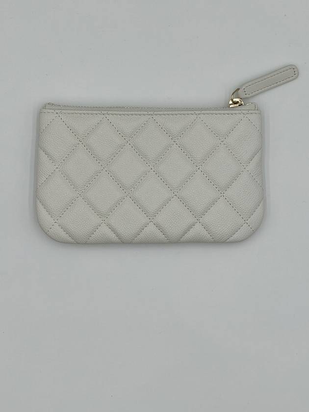 Classic Women s Mini Pouch Caviar White Gold Plated AP4020 - CHANEL - BALAAN 3