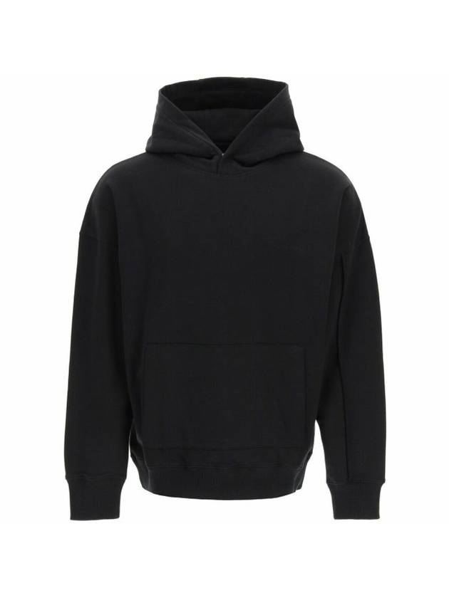 Embroidered Logo Oversized Fit Hoodie Black - A-COLD-WALL - BALAAN 1