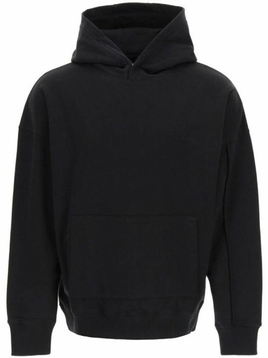 embroidered logo overfit hood black - A-COLD-WALL - BALAAN.
