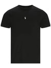 Men's Embroidered Central Pony Short Sleeve T-Shirt  Black - POLO RALPH LAUREN - BALAAN 3