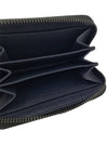 Logo Saffiano Leather Coin Purse Black - PRADA - BALAAN 5