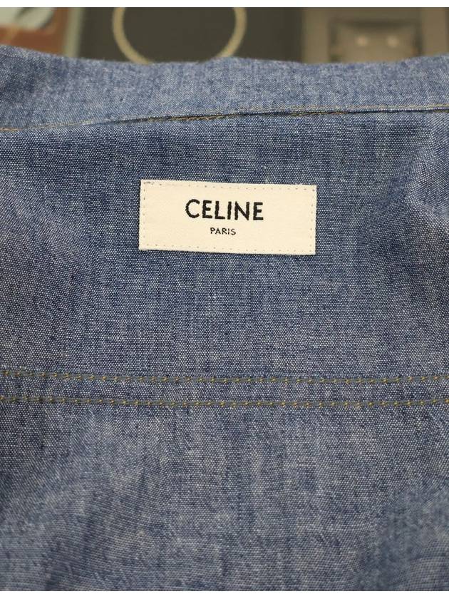 Lightweight Trucker Shirt Jacket M 2Q731225T - CELINE - BALAAN 5