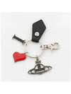 Biogreen I Love ORB Saffiano Key Holder Black - VIVIENNE WESTWOOD - BALAAN 3