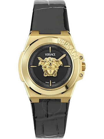 Versace Hera Quartz Black Dial Ladies Watch VE8D00324 - VERSACE - BALAAN 1