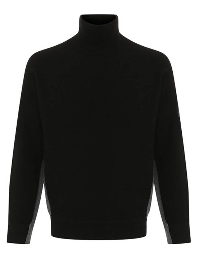 Wappen Patch Turtleneck Black - STONE ISLAND - BALAAN 2