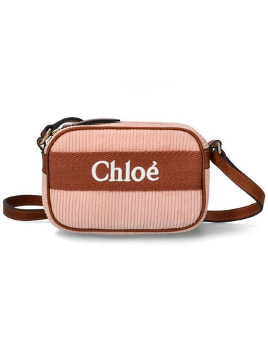 logo embroidered corduroy crossbag C20273 454 - CHLOE - BALAAN 1