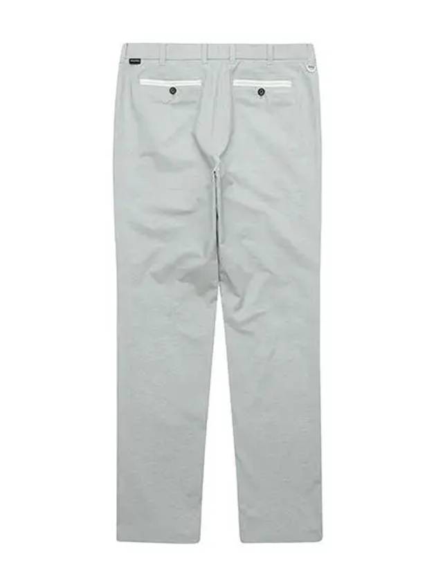 linen blend two-tone pants 5043GZWPBLACK - BLACK&WHITE - BALAAN 2