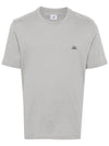 30/1 Jersey Logo Short Sleeve T-Shirt Grey - CP COMPANY - BALAAN 2