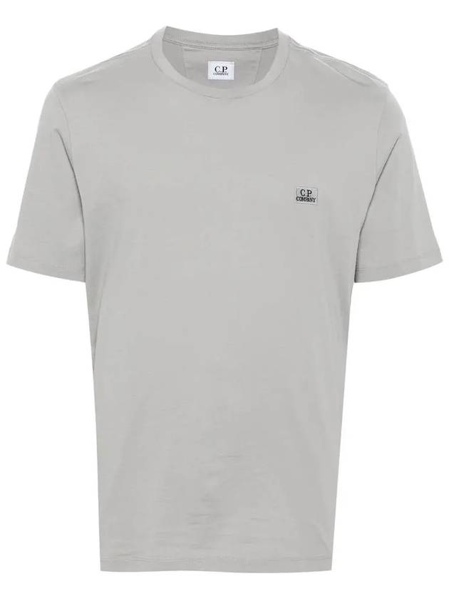 30/1 Jersey Logo Short Sleeve T-Shirt Grey - CP COMPANY - BALAAN 2