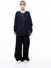 Four Woman Women s M243PT04BKW Side Tuck Wide Cotton Slacks Black - CHANCE'S NOI - BALAAN 4