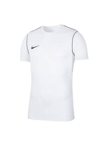 Dri-Fit Park 20 Swoosh Short Sleeve T-Shirt White - NIKE - BALAAN 1