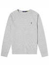 Men's Pony Logo Crew Neck Sweatshirt Grey - POLO RALPH LAUREN - BALAAN 2