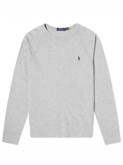 Men's Pony Logo Crew Neck Sweatshirt Grey - POLO RALPH LAUREN - BALAAN 2