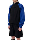 Men's Nylon Track Jacket Windbreaker Blue 003 - ELWKSTUDIO - BALAAN 4