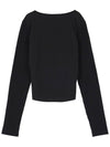 Logo cutout long sleeve black - HIGH SCHOOL DISCO - BALAAN 3