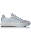 Gancini Low Top Sneakers White - SALVATORE FERRAGAMO - BALAAN 3