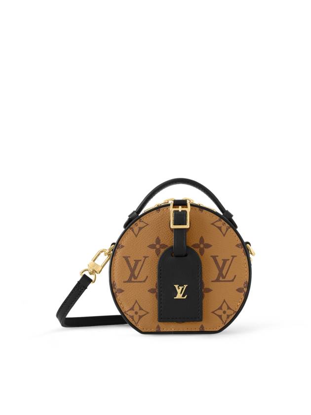 Monogram Reverse Canvas Boite Chapeau Mini Bag Brown Black - LOUIS VUITTON - BALAAN 3