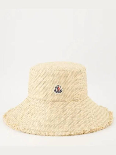 24 3B00036 0U339 21E Raffia Hat 1244981 - MONCLER - BALAAN 1