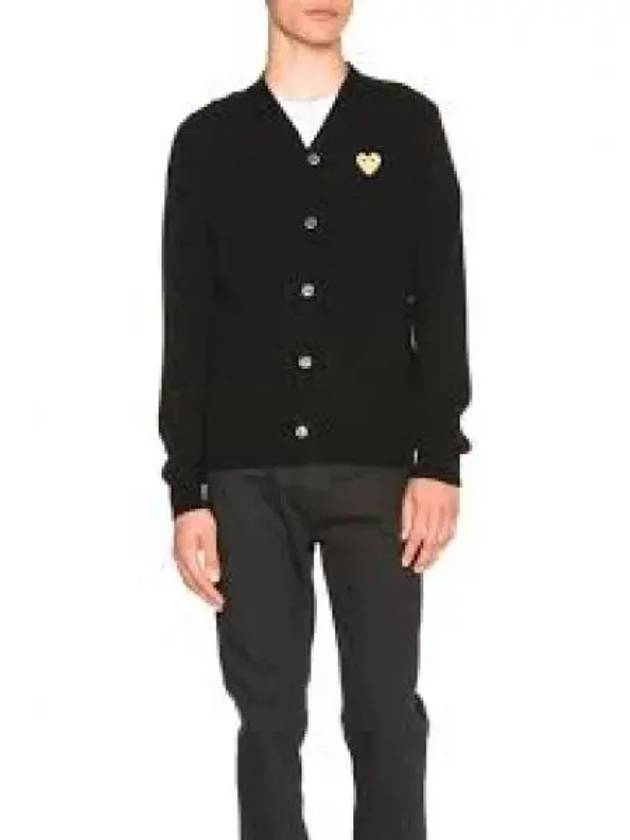 Play Gold Waffen Cardigan Black - COMME DES GARCONS - BALAAN 2