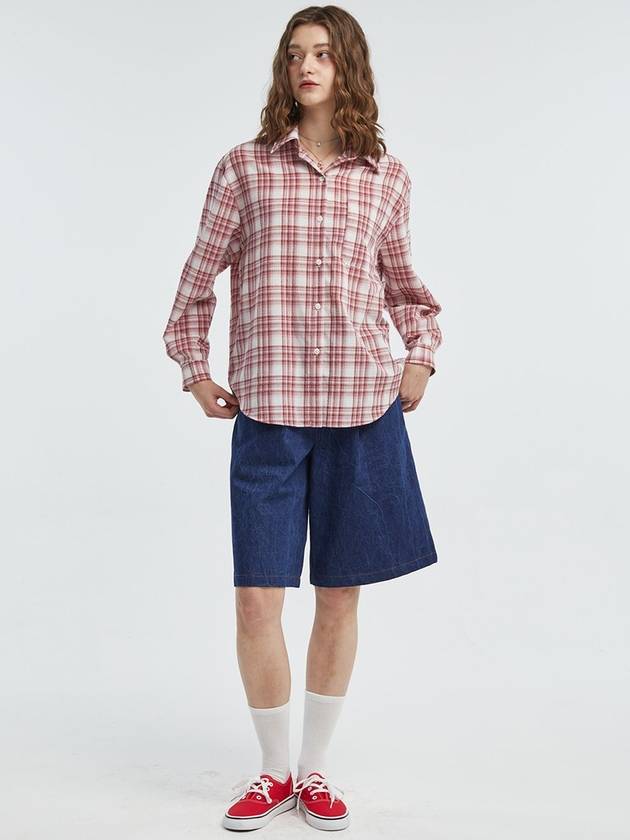 Summer Check Shirt Red - MANAVIS7 - BALAAN 3