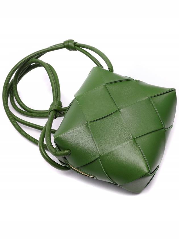 Cassette Intrecciato Mini Shoulder Bag Avocado - BOTTEGA VENETA - BALAAN 6