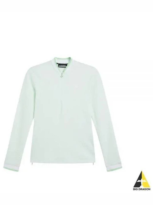 Leonora Mid Layer Long Sleeve T-Shirt Patina Green - J.LINDEBERG - BALAAN 2