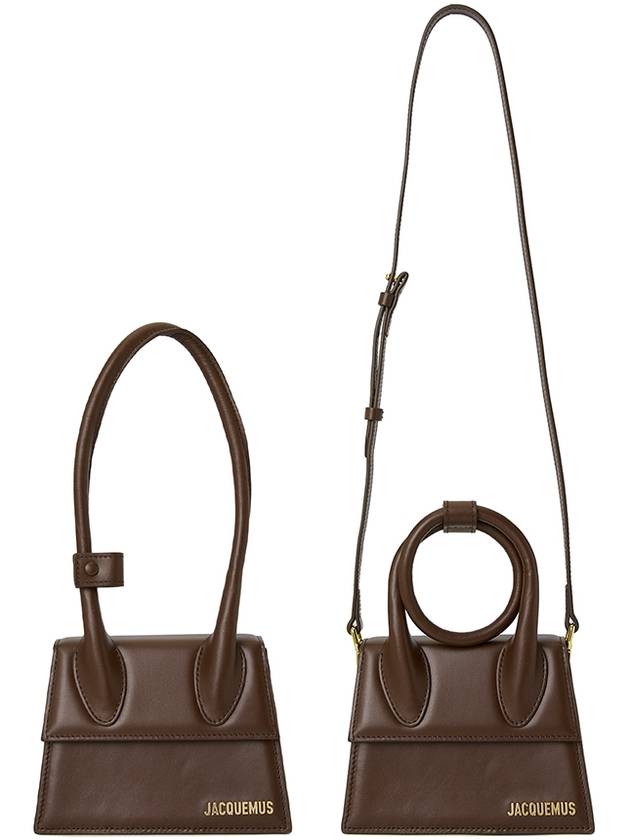 Le Chiquito Noeud Coiled Tote Bag Brown - JACQUEMUS - BALAAN 8