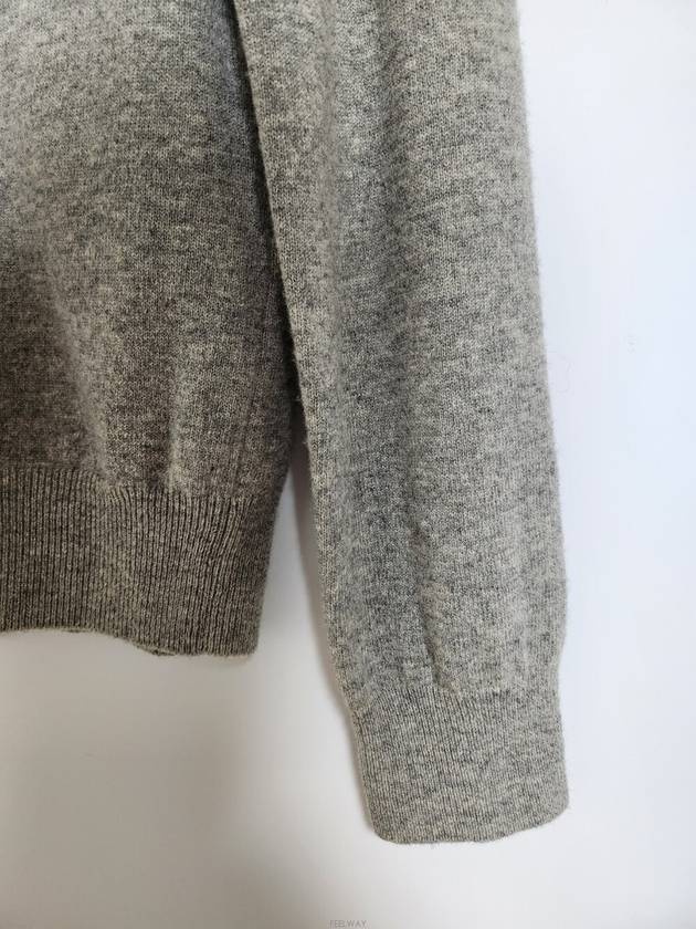 S Gray White Waffen Men Cardigan AZ N066 - COMME DES GARCONS - BALAAN 9