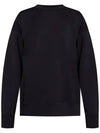 Face Patch Sweatshirt Black - ACNE STUDIOS - BALAAN 1