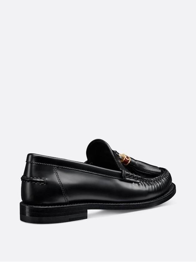 D Academy Brushed Calfskin Loafers Black - DIOR - BALAAN 3