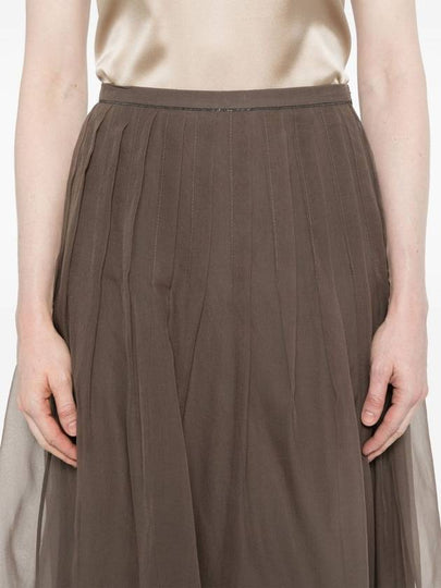 Brunello Cucinelli Skirts Brown - BRUNELLO CUCINELLI - BALAAN 2