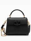 V Logo Tote Bag Black - VALENTINO - BALAAN 1