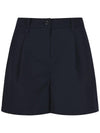 Pintuck Shorts MO4ML705 - P_LABEL - BALAAN 5