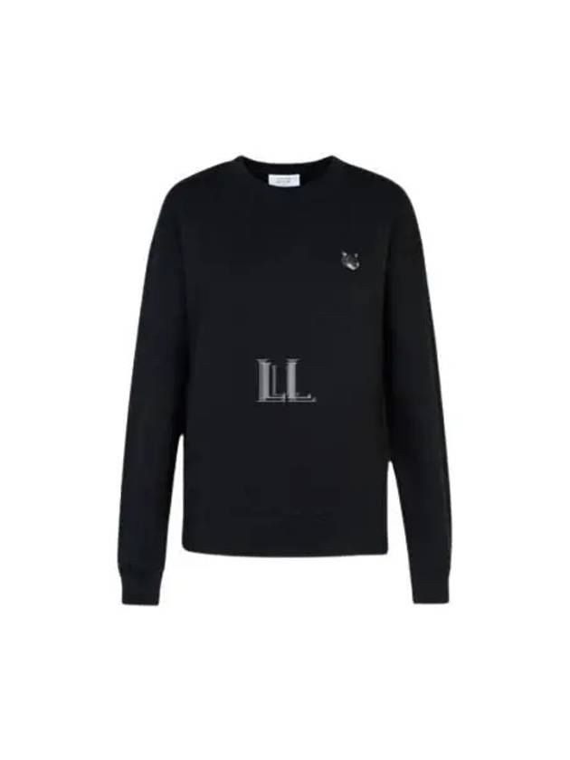 Bold Fox Head Patch Comfort Sweatshirt Black - MAISON KITSUNE - BALAAN 2