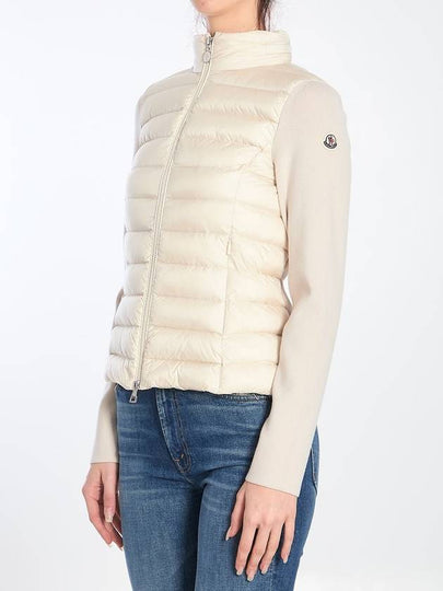 Padded Jacket With Knit Back - MONCLER - BALAAN 2