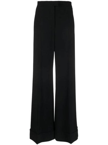 Straight Pants J0326 0425 0555 Black - MOSCHINO - BALAAN 1