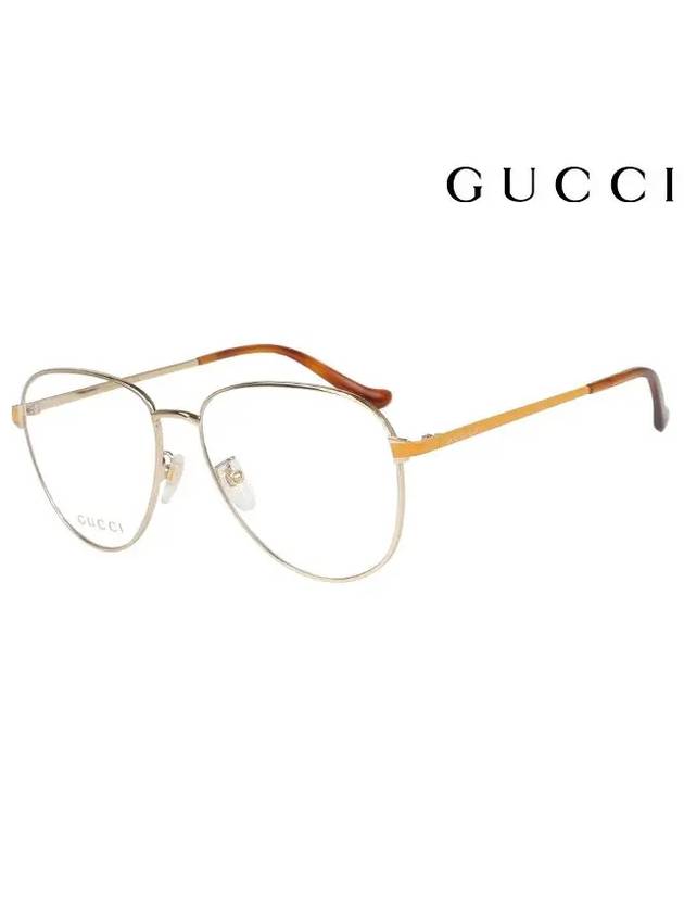 Eyewear Round Metal Eyeglasses Gold - GUCCI - BALAAN 2